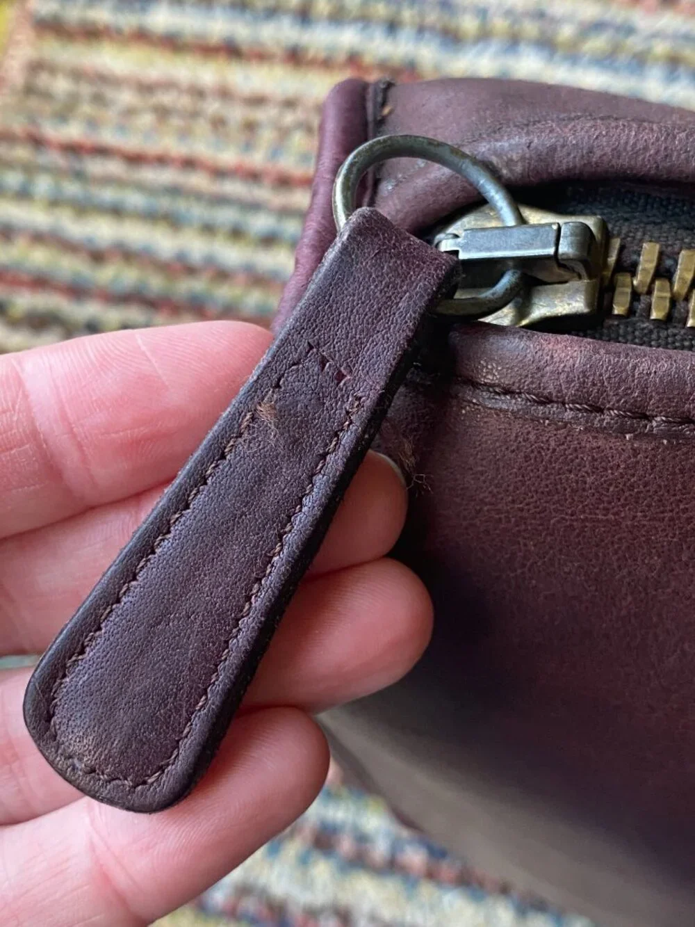 Vintage NYC Era Burgundy Coach (1985 Winter Catalog) Briefcase Attache Bag - Picture 7 of 15